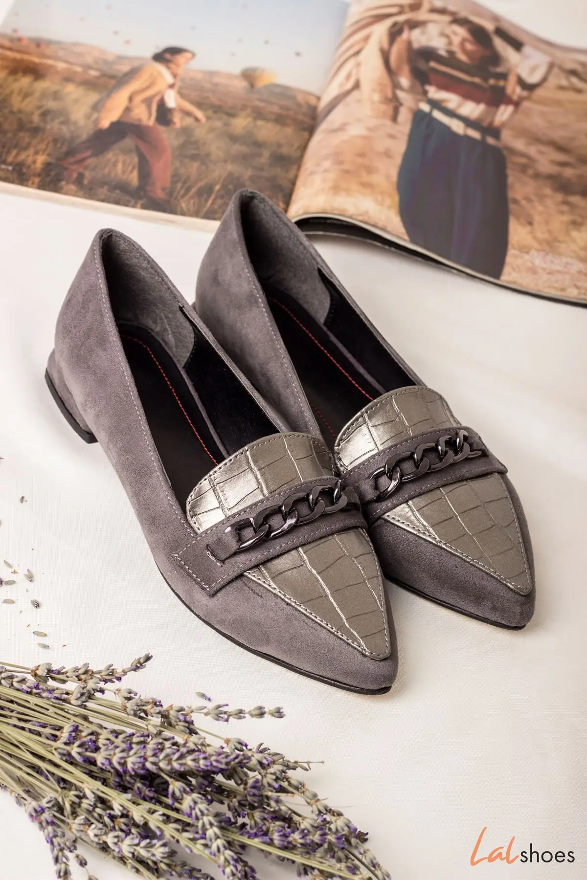 

LADY ZNCR DETAIL HEELED BALLERINA new season ballerina elegant design women's fashion