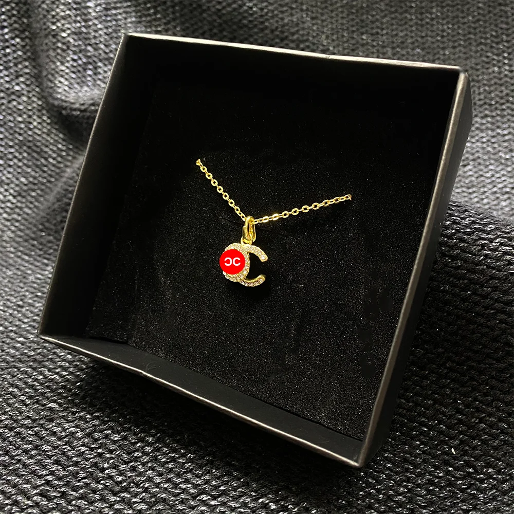 

2020 Trends Necklace Silver Gold Plated Steel Luxury Pendant Choker Chain Necklaces Wedding Jewelry Gifts