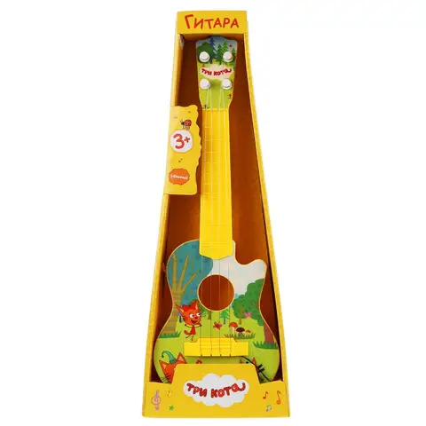 Гитара Три Кота, ТМ Играем вместе 1907M008-R - изображение