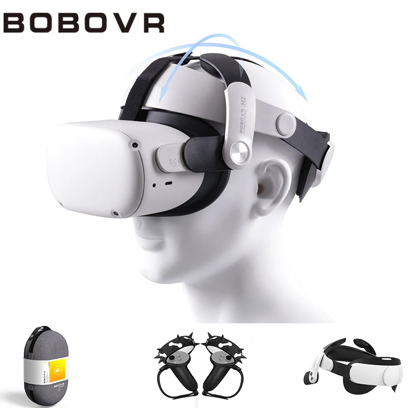 BOBOVR M2 Halo регулируемый ремешок для Oculus Quest 2 аксессуары виртуальной реальности