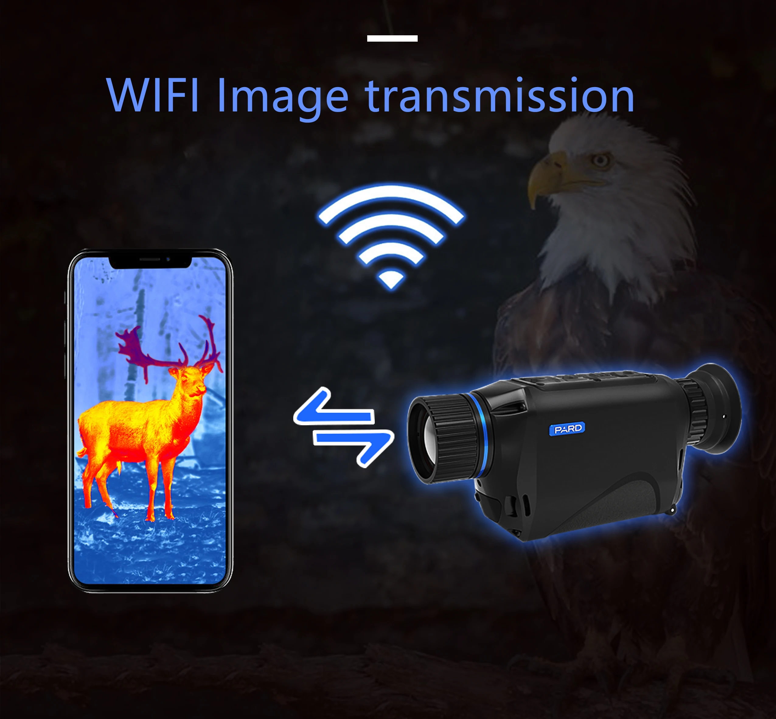 Тепловизор Монокуляр Ручной цифровой фотоаппарат NETD 25mk 640*480 12мкм PARD TA62 - купить по