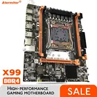 Материнская плата Atermiter X99 D4, версии 3,0, NVME M.2 SSD, поддержка памяти DDR4, REG ECC и процессора Inter Xeon E5 V4 V3