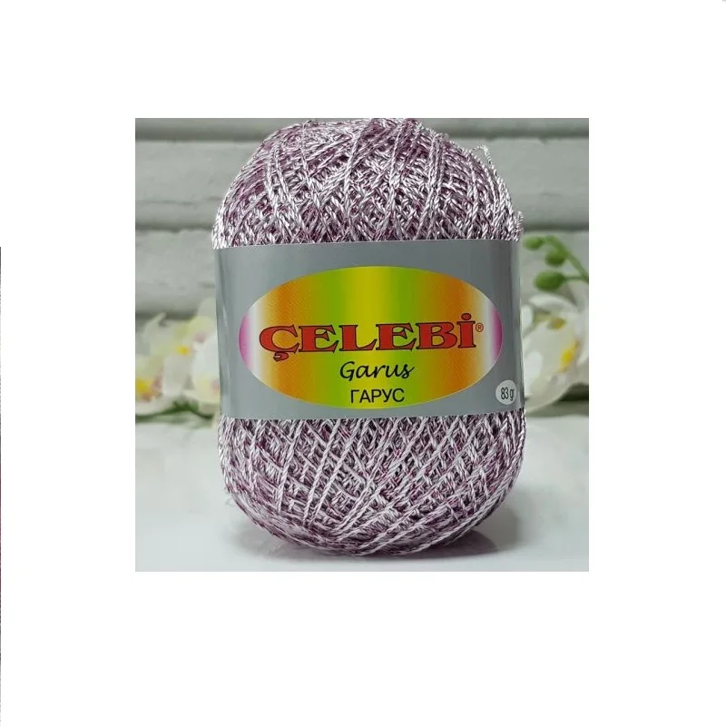 Çelebi Garus пряжа 83gr-232mt % 100 полиэстер ручная вязка крючком нить кружево вышивка