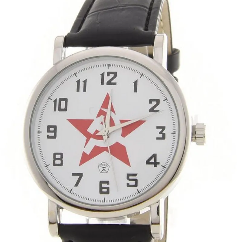 Часы мужские российские Михаил Москвин Mikhail Moskvin 1090A1L9 кварцевые Серп и Молот СССР