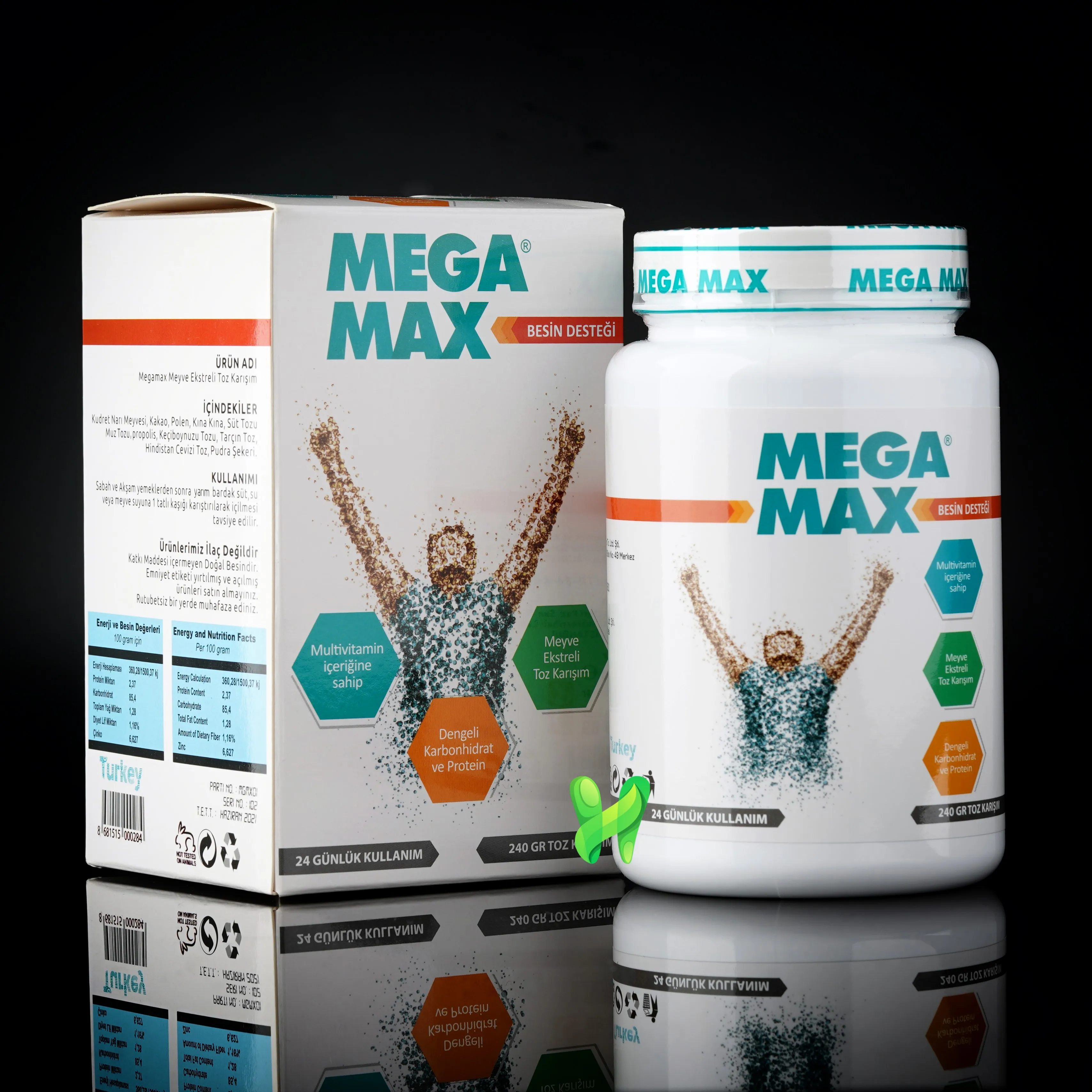 

Порошок MIGA MAX для усиления веса и здорового тела, 240 г