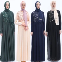 women muslim dresses dubai abayas turkish kebaya dress caftan moroccan sequin tassel caftan evening 2021 wedding pleated dress
