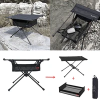 portable foldable table camping outdoor furniture computer bed tables aluminium alloy ultra light picnic folding desk