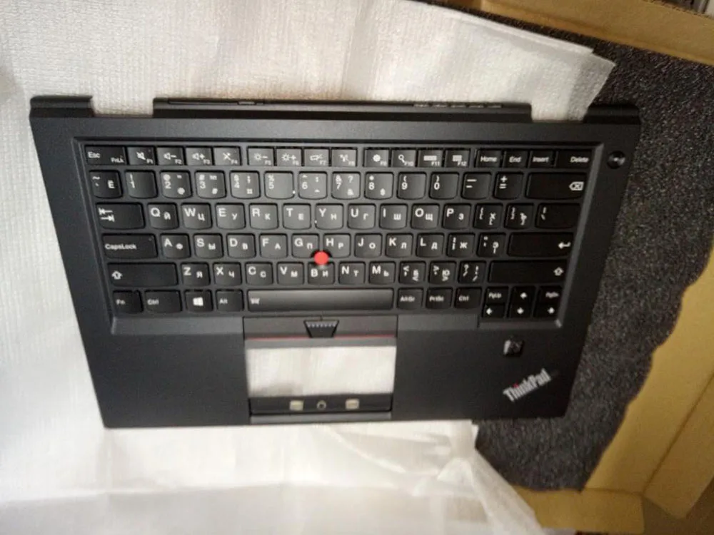 Клавиатура в сборе для ноутбука Lenovo Thinkpad X1 Yoga Carbon 4th Gen черная 01AV171 - купить по