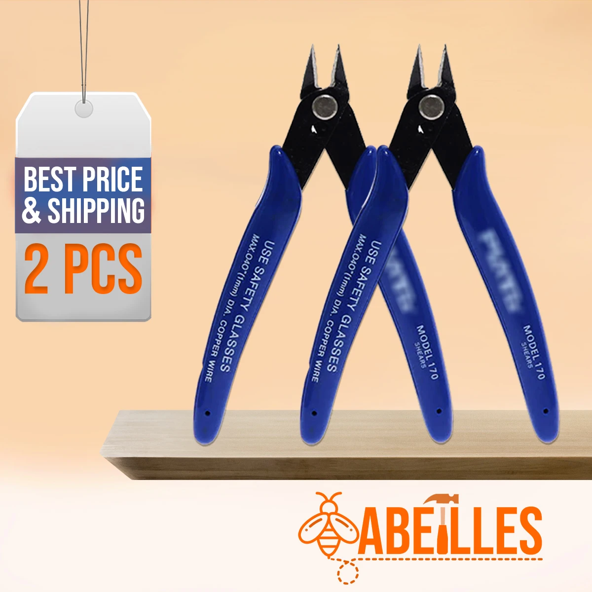 2 шт./лот плоскогубцы для бокового резака диагональные клещи 170 дюйма ручной