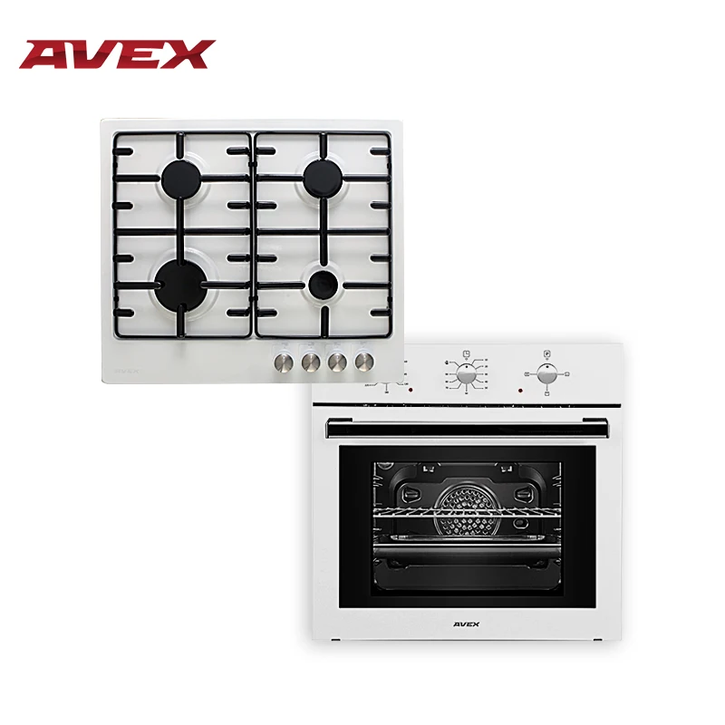 Комплект встраиваемой техники: варочная панель AVEX HS 6040 W и электрическая духовка AVEX HS 6030
