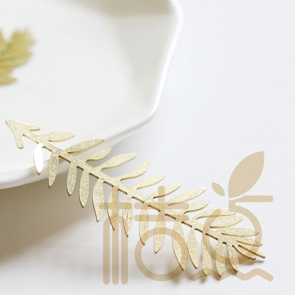 Лист из твердой латуни без отверстия лазерная резка 2 шт. 58x20 мм (4353C V 318)|Шармы| |