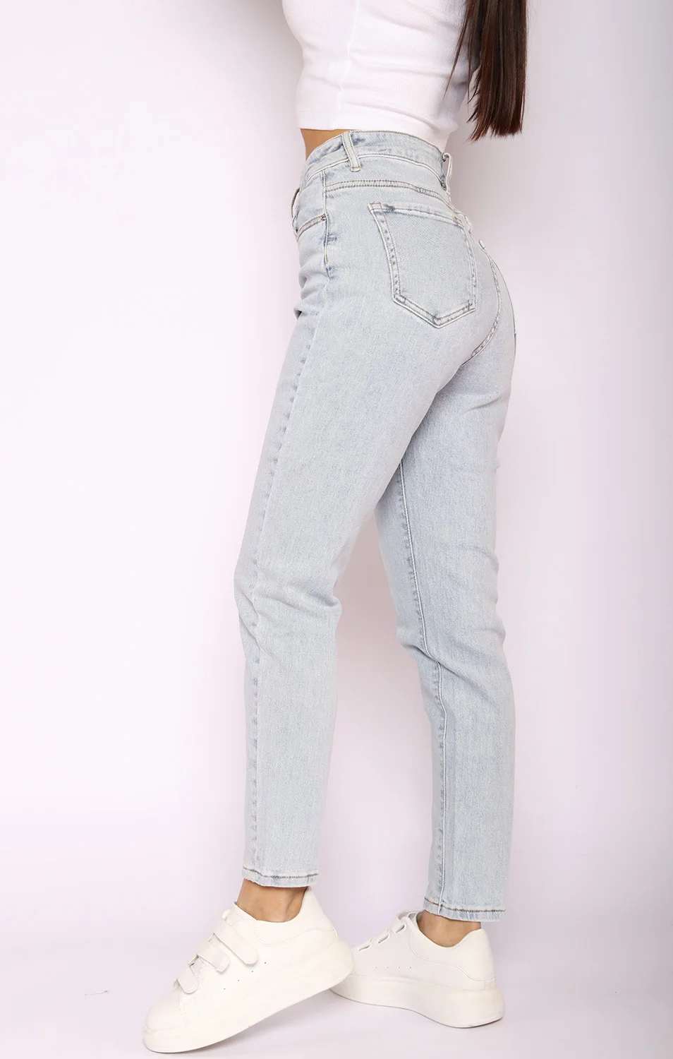 Mom jeans Джинсы женские мом весна лето summer бесплатная доставка тренд 2022 с высокой