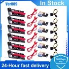 46 шт. Новый Ver009 Usb 3.0 Pci-E Райзер Ver 009S Экспресс 1X 4X 8X 16X Райзер адаптер карта Sata 15 контактов на 6 контактов кабель питания