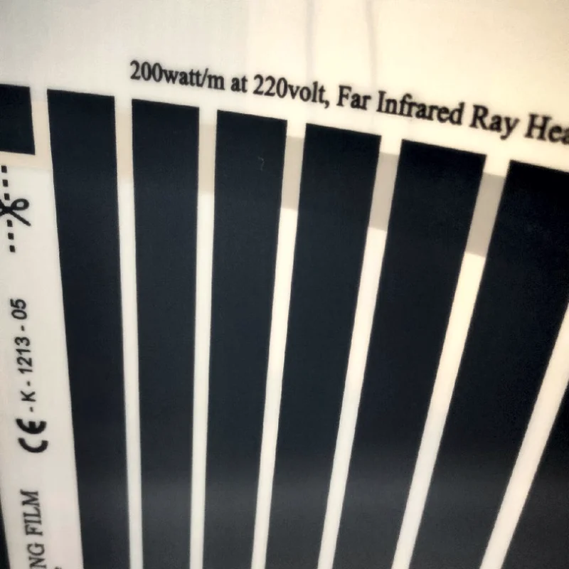 Теплый пол инфракрасная пленка все размеры 400 Вт/м2 Южная Корея сухой под теплый