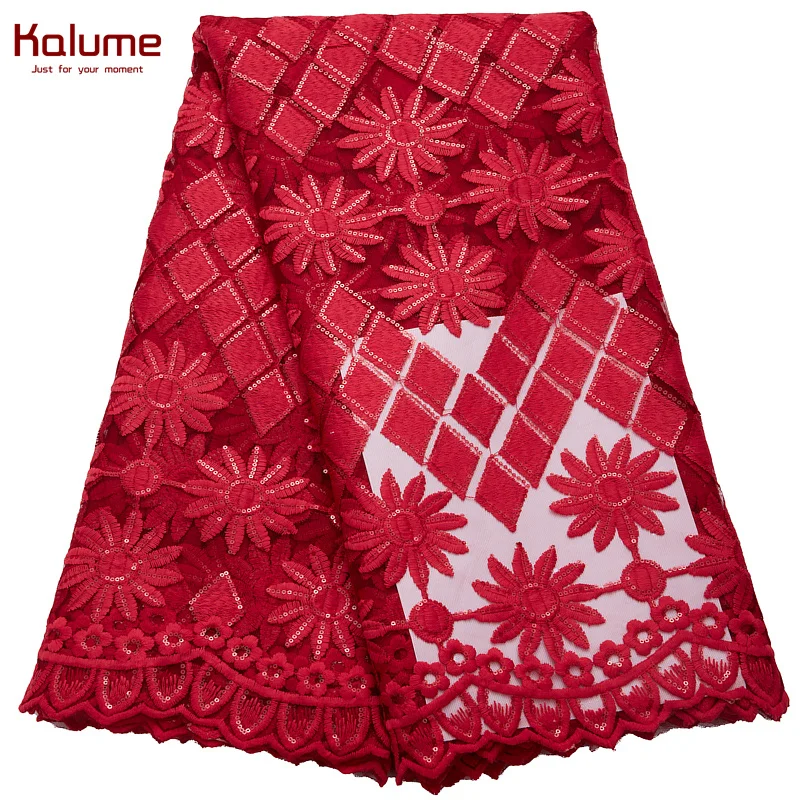 

Африканская Тюлевая ткань Kalume, французская Тюлевая кружевная ткань, кружевная ткань для шитья, свадебная ткань F2785