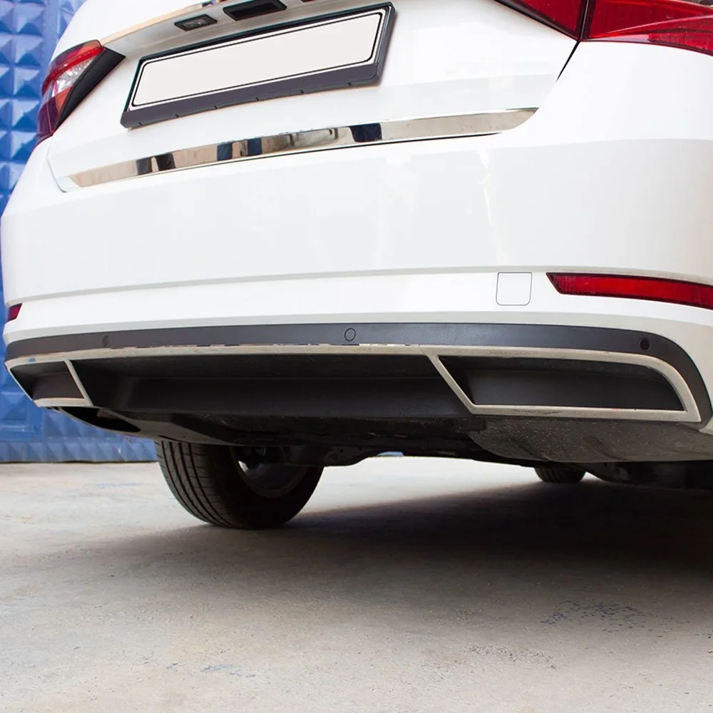 Хромированная выхлопная труба для Skoda Superb комплект из 2 предметов 2015-2020 ISO9001 / 2008 A +