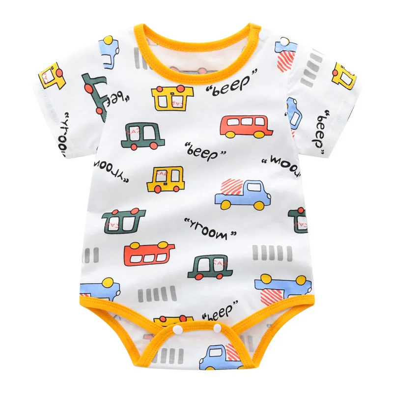 

ZWY1662 Summer Baby Rompers Boys Girls Jumpsuits Newborn Short sleeve Baby Climbing Clothes Baby Romper Infant Costumes