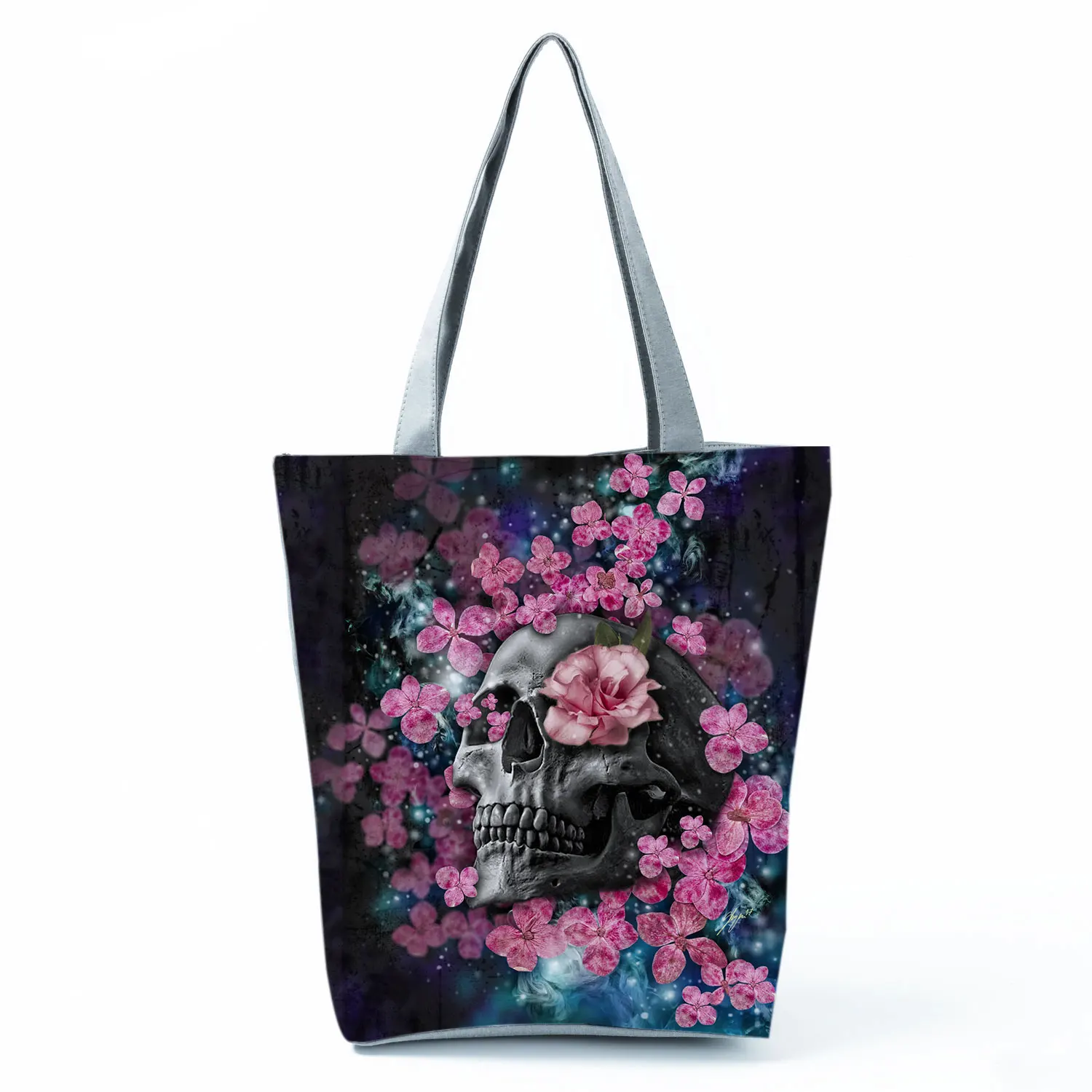 Крутая стильная сумка из полиэстера сумка-тоут для подарка на Хэллоуин женская