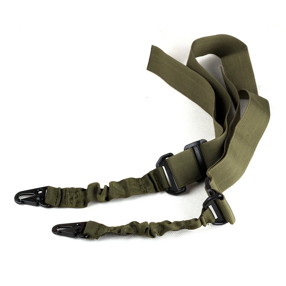 

Tactical Nylon Multi-function Adjustable Two Point Rifle Sling Hunting Strap Outdoor Airsoft Mount Bungee System