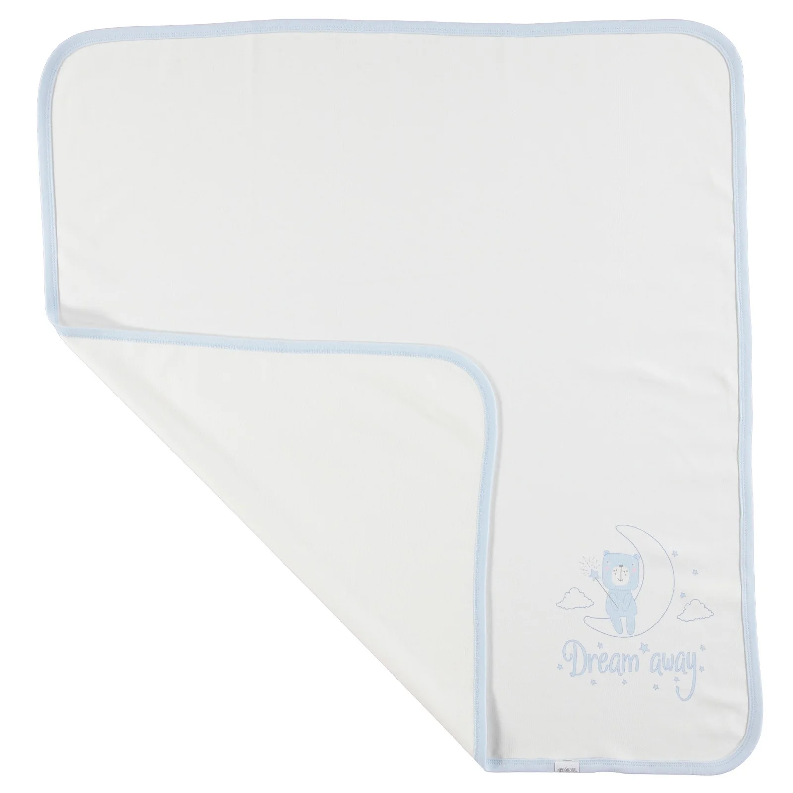 Ebebek HelloBaby baby boy Мишка с принтом одеяло 80x80 см-синий