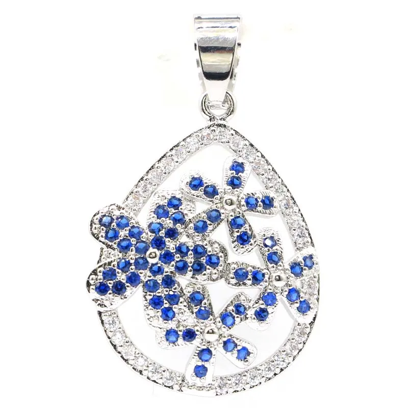 33x20mm Юбилей большой Танзанит белый яркий кубический циркон женская одежда на