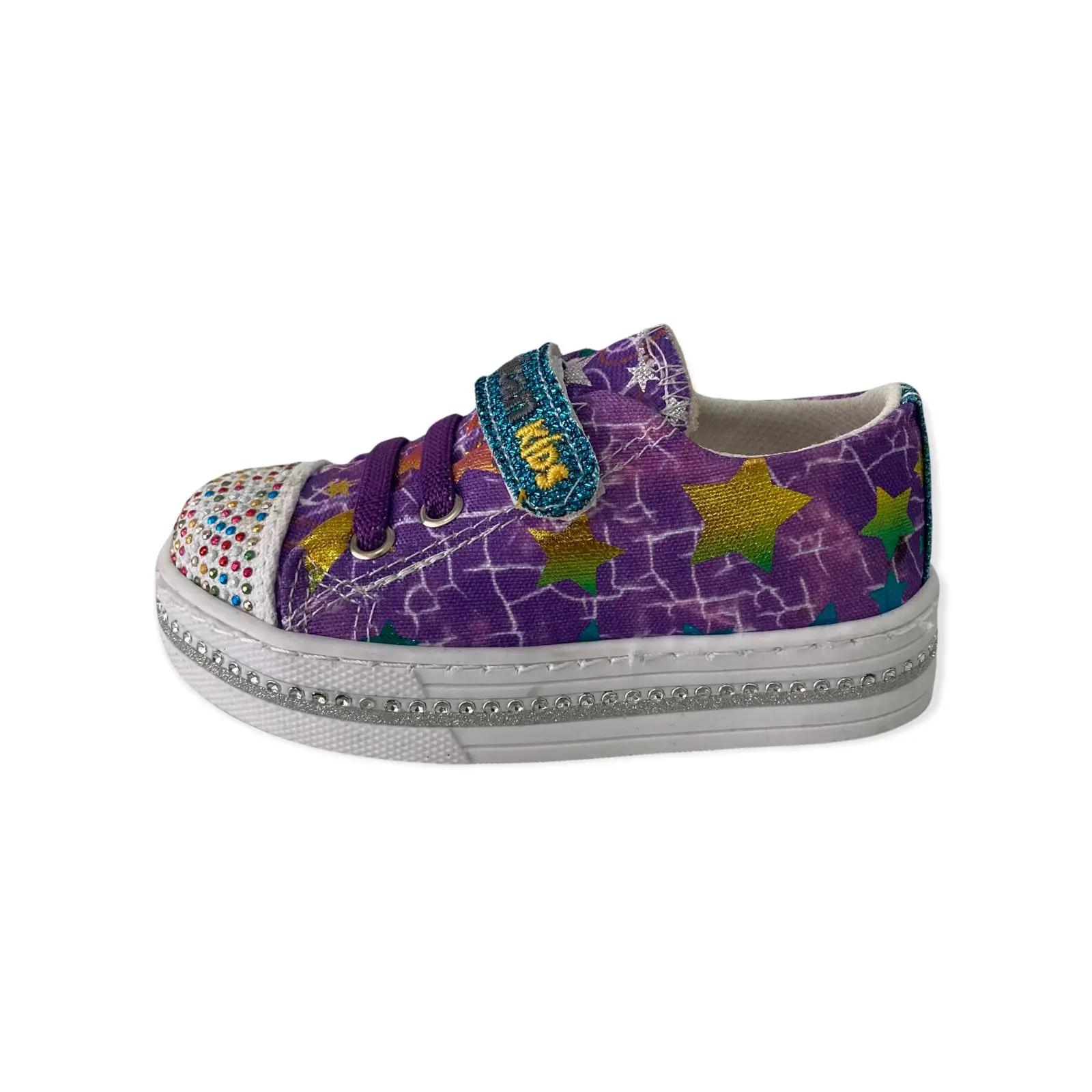 

Детская обувь Minican, холщовая ортопедическая обувь с кубическим цирконием, красочная звезда для девочек и мальчиков, новый сезон, легкий мягк...