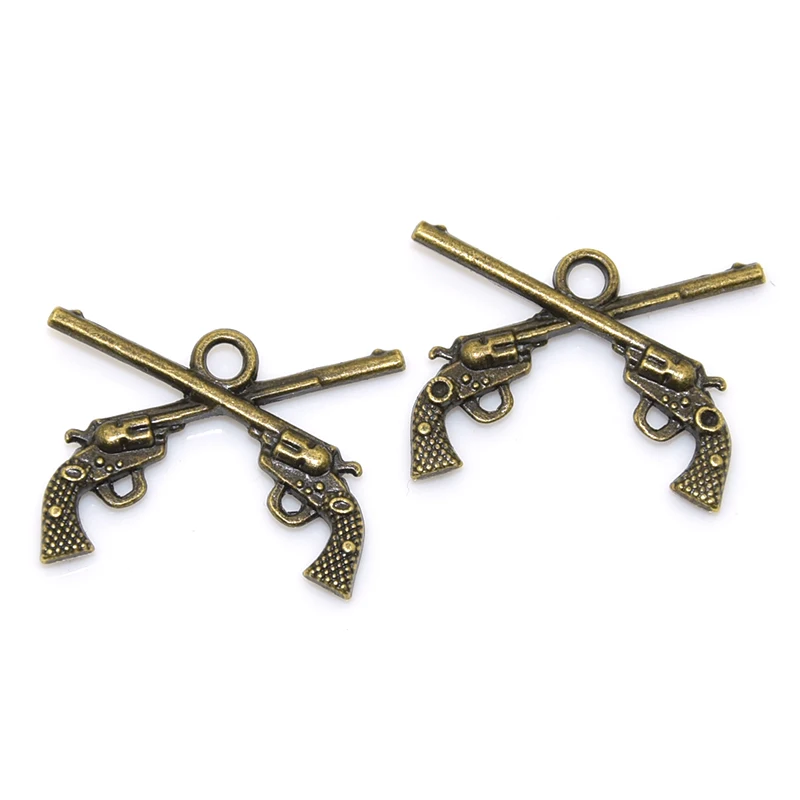 Оптовая продажа 10 шт. двухцветные бриллиантовые подвески из металлического