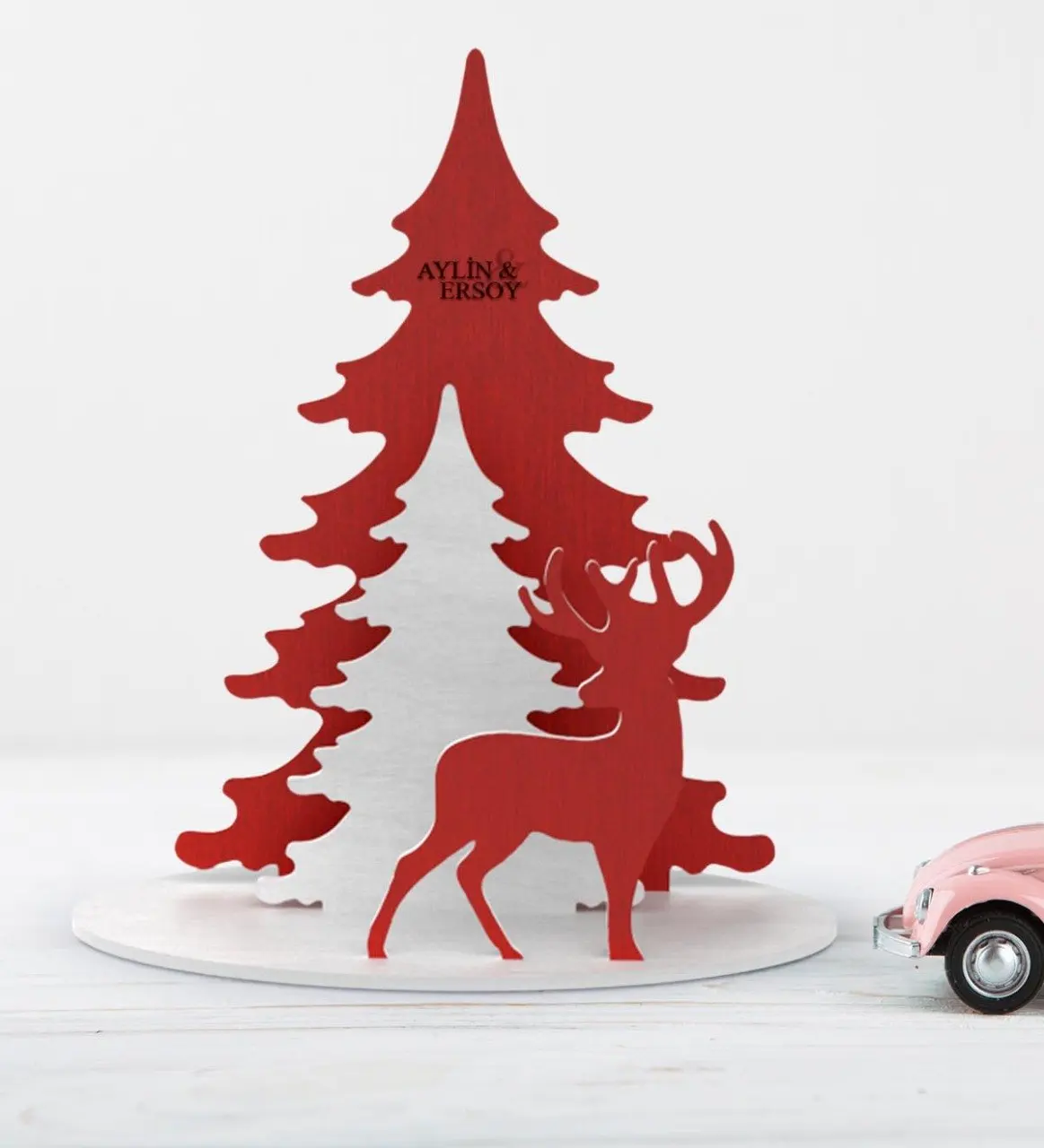 Деревянная Рождественская елка 3D на заказ (модель 1D) качество экономичный