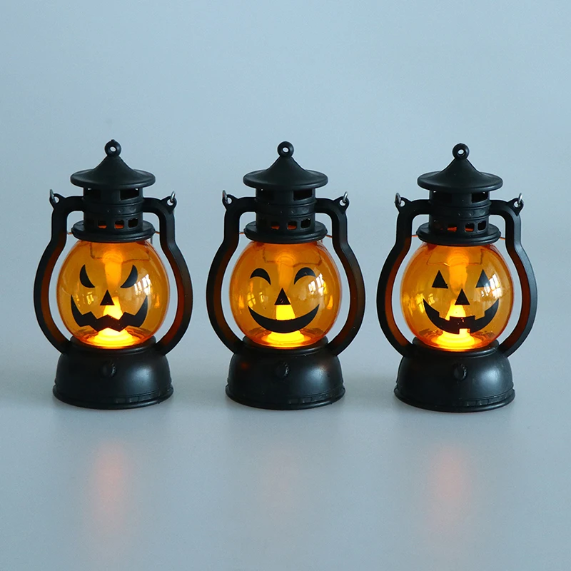 Тыква череп светодиодный фонарь пони украшение на Хэллоуин реквизит креативный