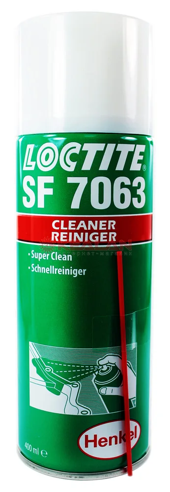 LOCTITE SF 7063 быстродействующий очиститель для пластмасс и металлов 400 мл. |