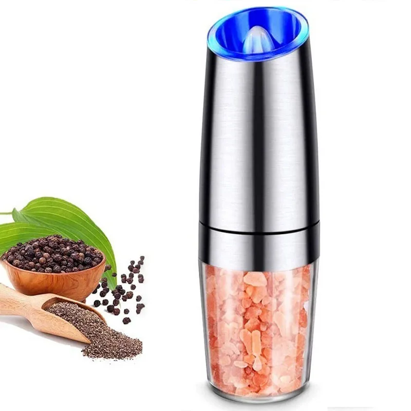 Гравитационная электрическая мельница для соли и перца работающая от батареек