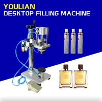 yl z semi automatic tabletop pneumatic mouth spray capping machine perfume bottle collar pressing crimping machine