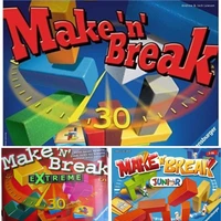 ravensburger make n break make n break extreme and junior mind and intelligence games 3d wooden puzzle interactive learning