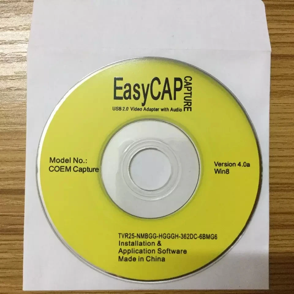 Адаптер USB EasyCAP для видеозахвата ТВ DVD VHS Captura de v deo Аудио AV компьютера/CC TV-камеры 2 0 |