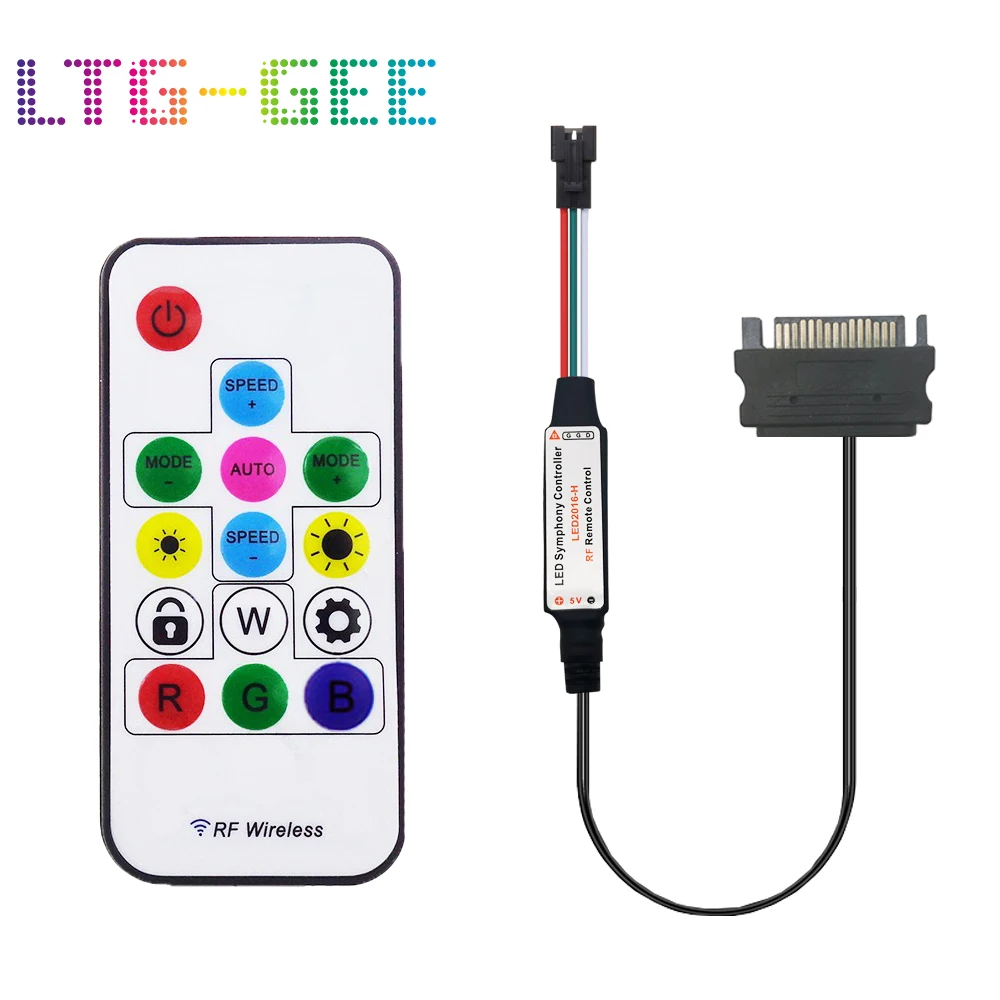 Беспроводной пульт дистанционного управления SATA для ПК компьютер светодиодный