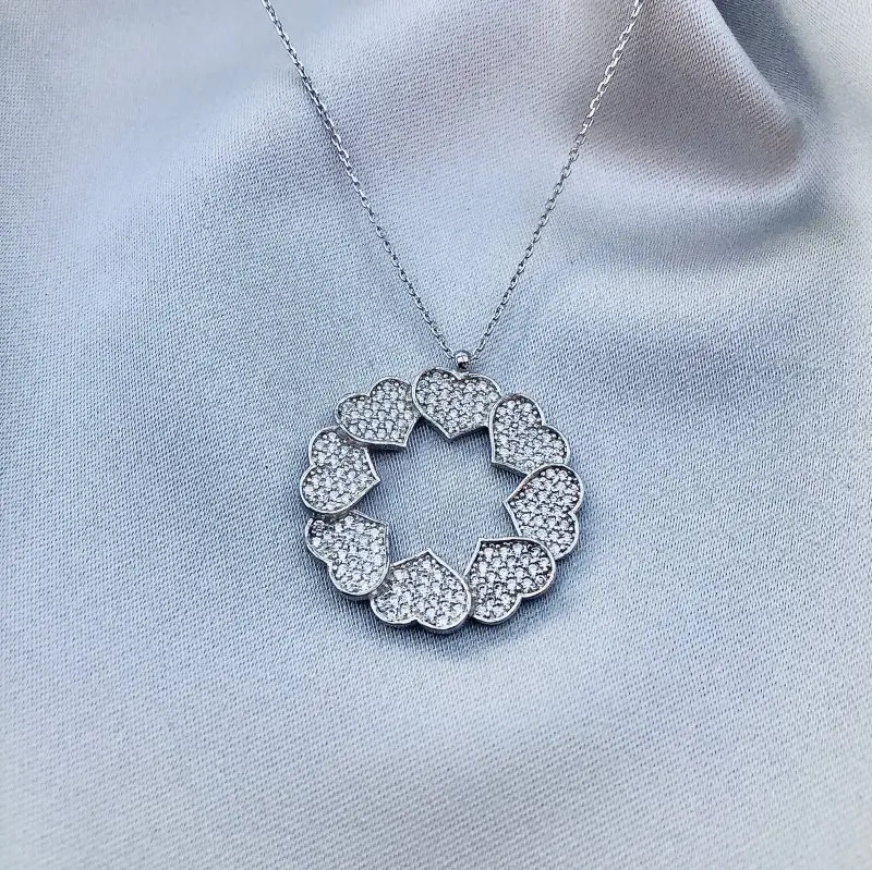 С узором в виде плюща 925 Серебряное ожерелье для женщин подарок ювелирные изделия