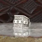 Ручная работа, традиционная турецкая 925 Серебряная Мужская вывеска ручной работы, кольца, ювелирные изделия, подарок из Турции для женщин и мужчин