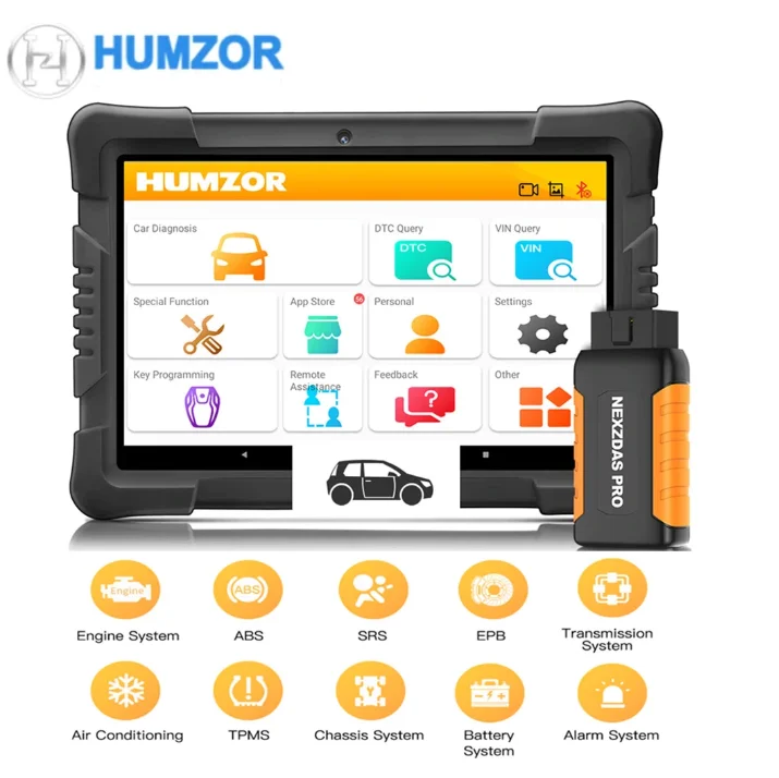 Автомобильный диагностический сканер humзор NexzDAS Pro OBD2 для авто ABS подушки