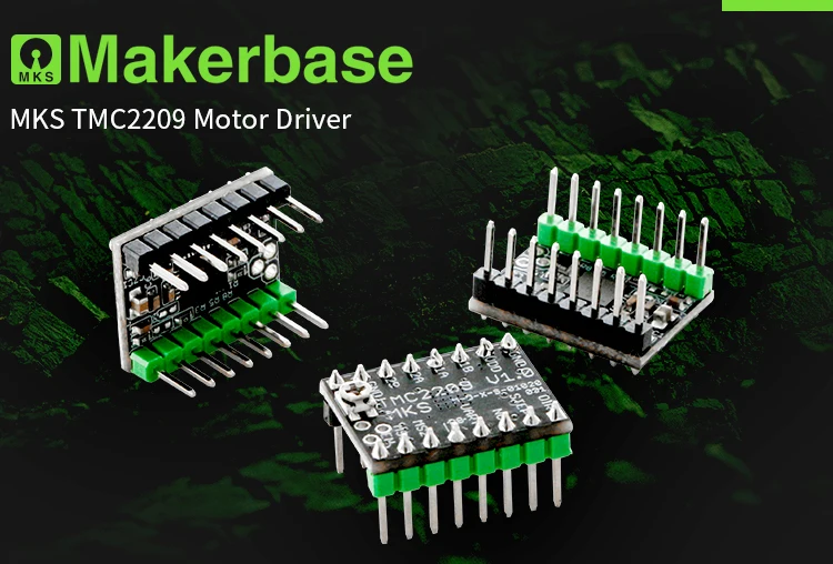 3D принтер MKS TMC2209 pilote de moteur en ligne превосходный effet sourdine courant plus grand|Детали и