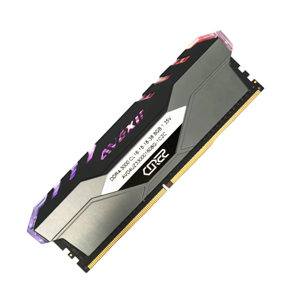 Avexir Core 2 ddr4 8 Гб 3000 МГц RGB DIMM 32 2666 3200 3600 16 ГБ pc4 ОЗУ память для настольного компьютера
