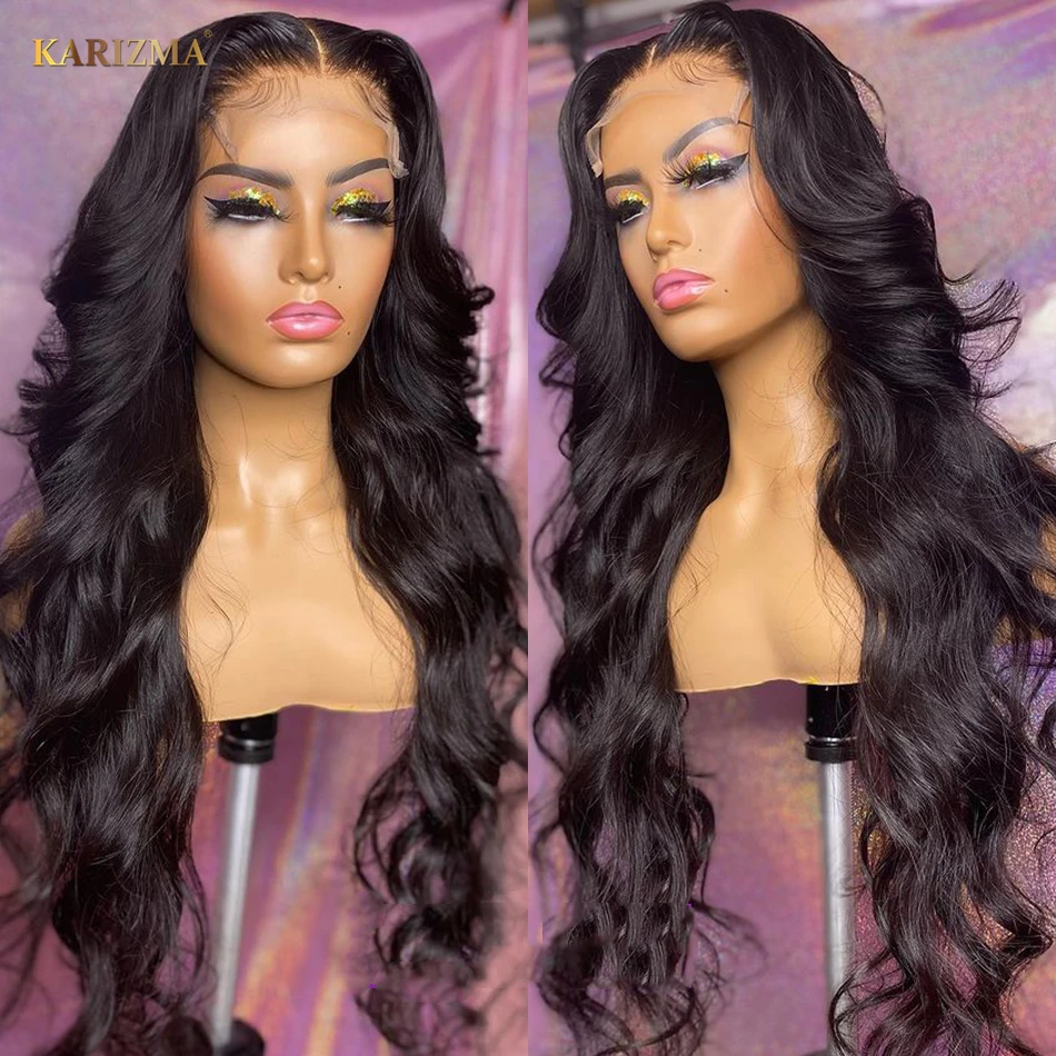 5x5 Body Wave Lace Front Wig PrePlucked 30 Inch Hd Lace Frontal Wigs For Women Human Hair Brazilian 13X4 Transparent Lace Wig
