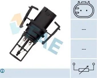 Датчик температуры воздуха MB W124/W140/W210/W220 1.8 4.2i/2.0 2|Температурный датчик| |