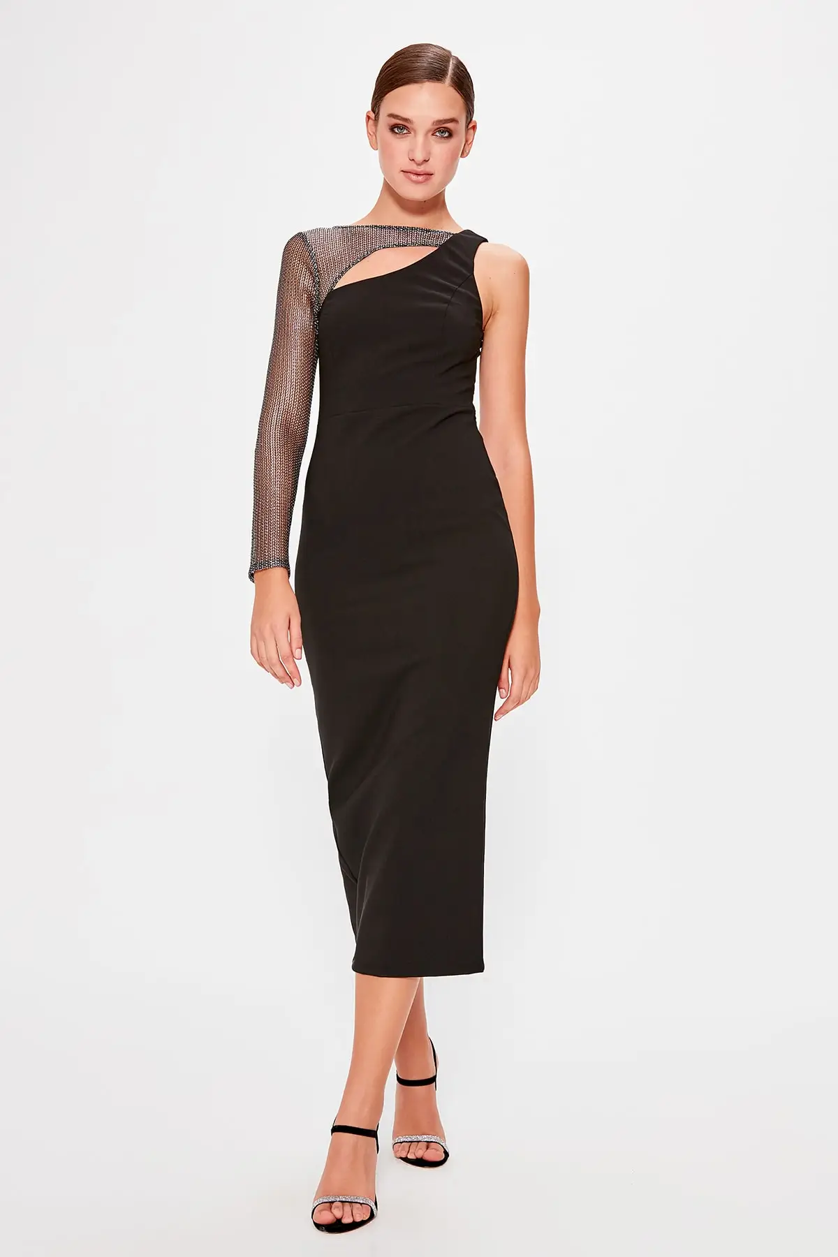 Trendyol Garni Detail Dress TPRAW20EL0617 | Женская одежда