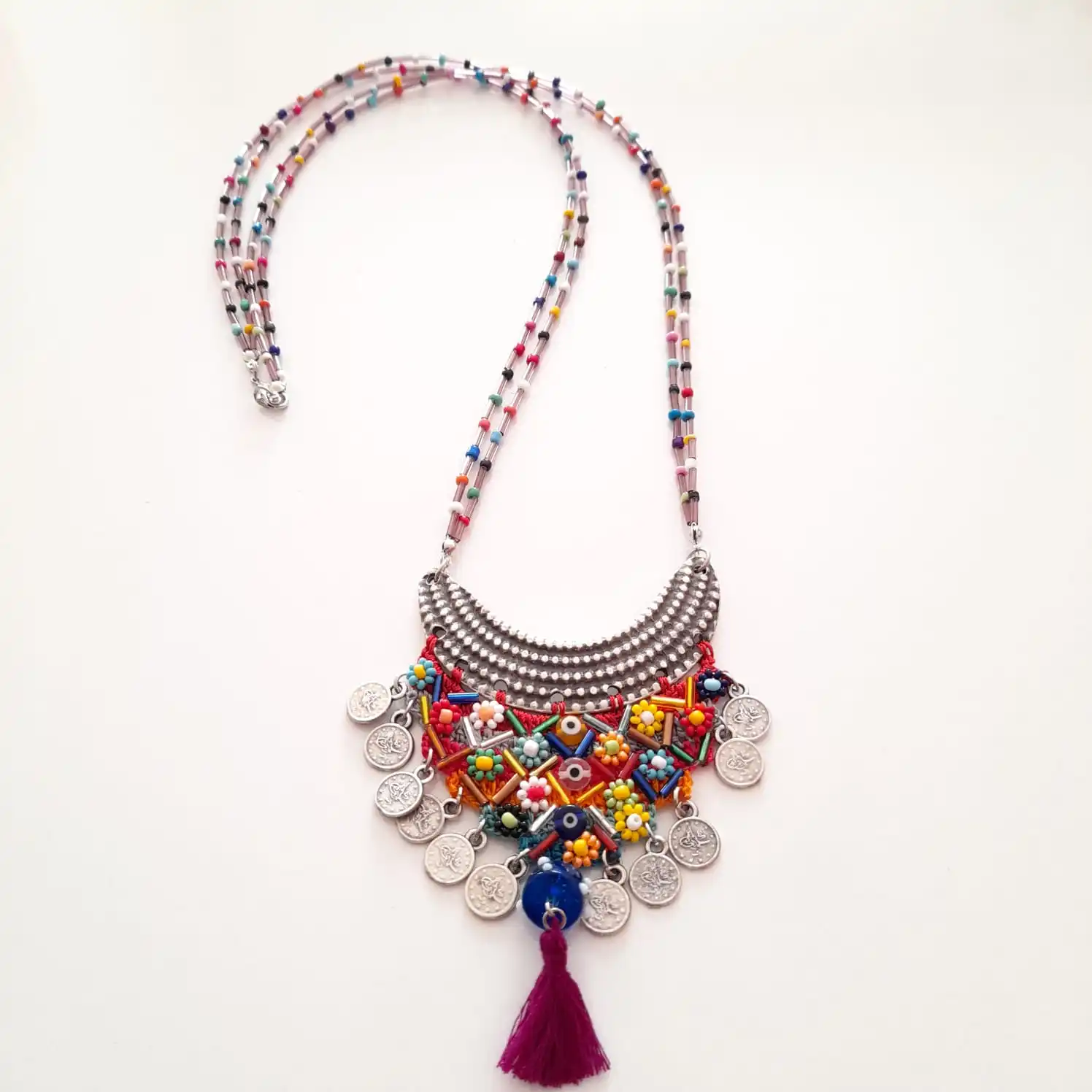 

Goodtime Flower Garden Necklace Women Handmade Jewelry