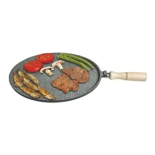 Замок литье блинов креп мясо сковорода 36 см твердый металл вкусные кухонные