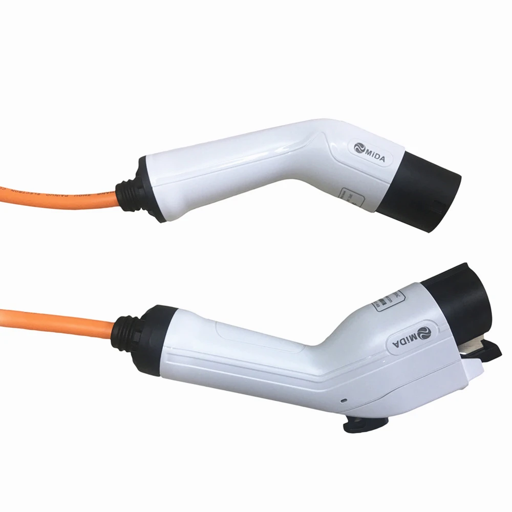 Автомобильное зарядное устройство 5 метров 32A J1772 пистолет Тип 1 к IEC 62196 2 кабель EV