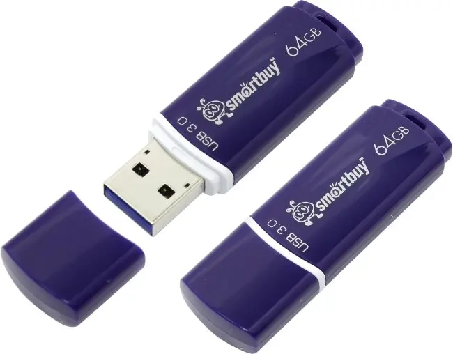 USB Smartbuy Crown 3.0 64GB Blue (SB64GBCRW-BL) | Компьютеры и офис
