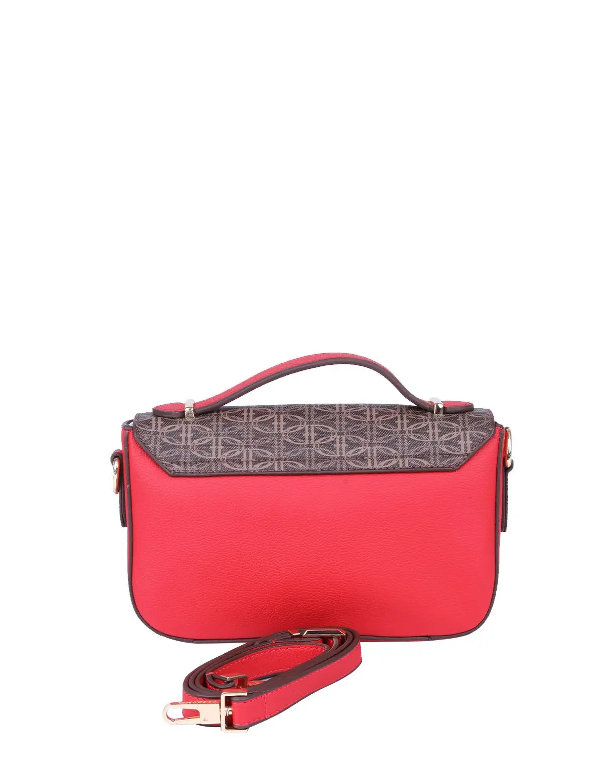 

Flap Women's Handbag Brown - Red
