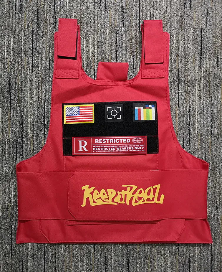 Регулируемый жилет на липучке в стиле хип-хоп | Мужская одежда