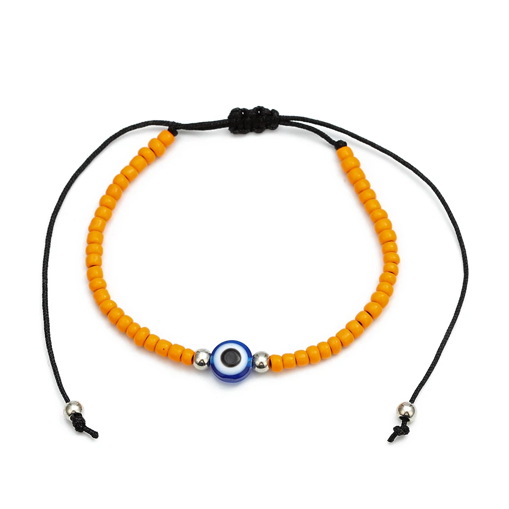 MEIBEADS 1 шт. бисер Миюки веревка для сглаза этнический браслет женщин эффектные